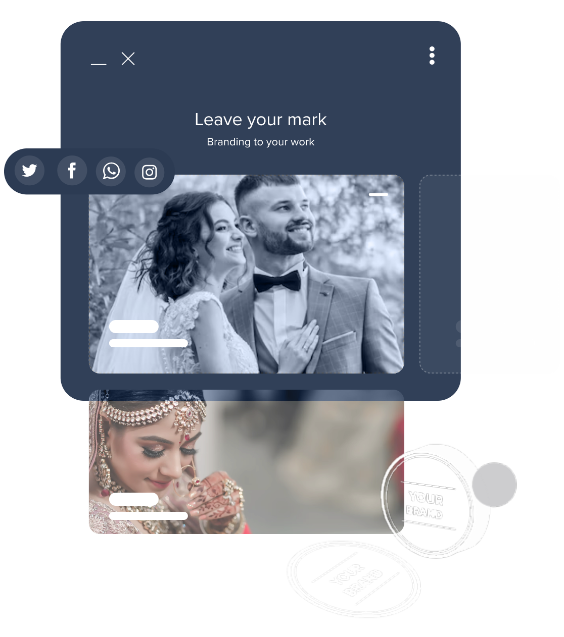 Professional branded photo gallery demonstration